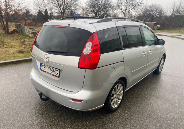 Mazda 5 cena 8000 przebieg: 217000, rok produkcji 2005 z Warszawa małe 67